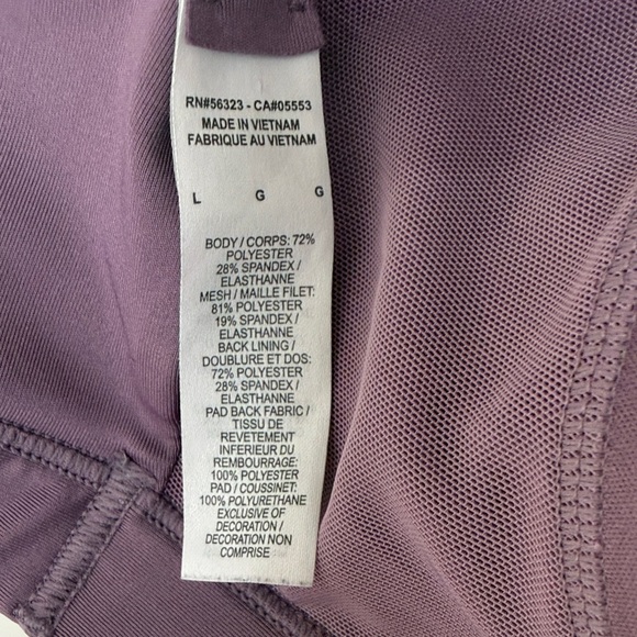 NWOT Nike Plum Racerback Medium-Support Sports Bra - Picture 3 of 4